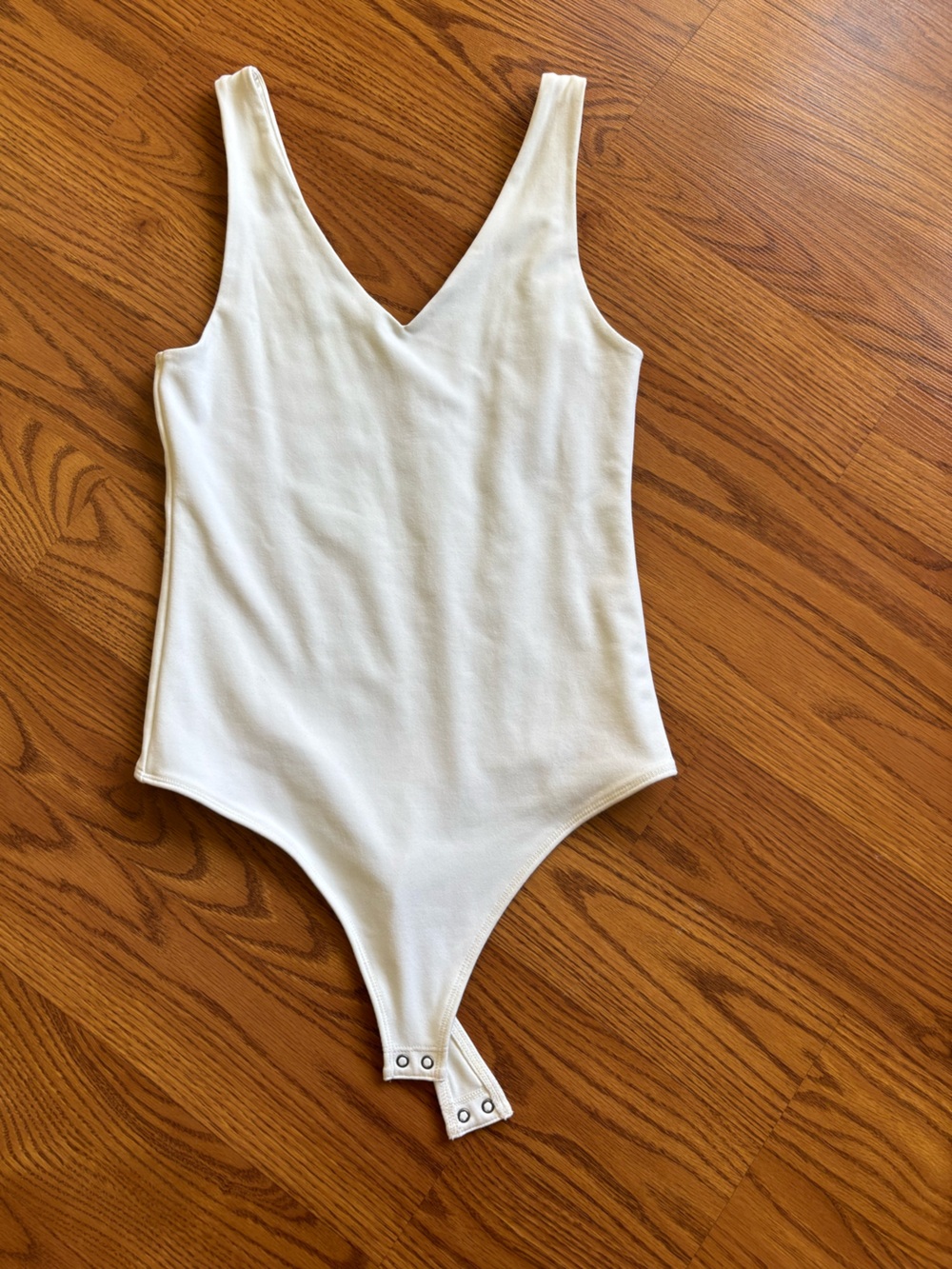 Abercrombie & Fitch Cream Soft A&F Collection Bodysuit Size Small